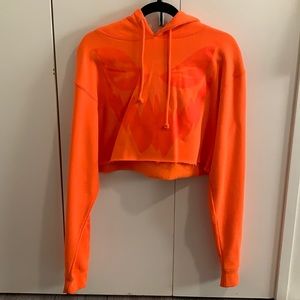Jackolantern cropped hoodie